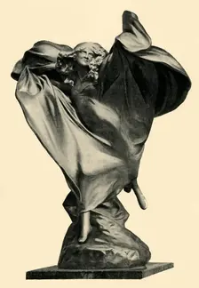 Statue of Loïe Fuller by Théodore Rivière, c1890s, (1903). Creator: Unknown