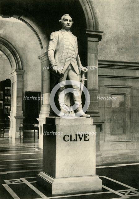 'Statue of Lord Clive', 1925. Creator: Unknown.