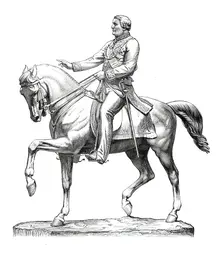 Statue of Lord Mayo at Calcutta, unveiled by the Prince of Wales on New Year's Day, 1876. Creator: Unknown