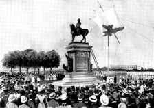Statue of Lord Roberts unveiled at Calcutta by the Viceroy, Lord Elgin, 1898. Creator: Unknown