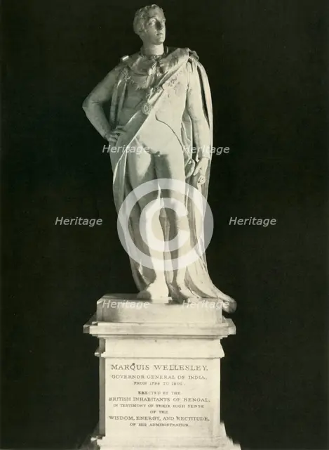 'Statue of Lord Wellesley', 1925. Creator: Unknown.