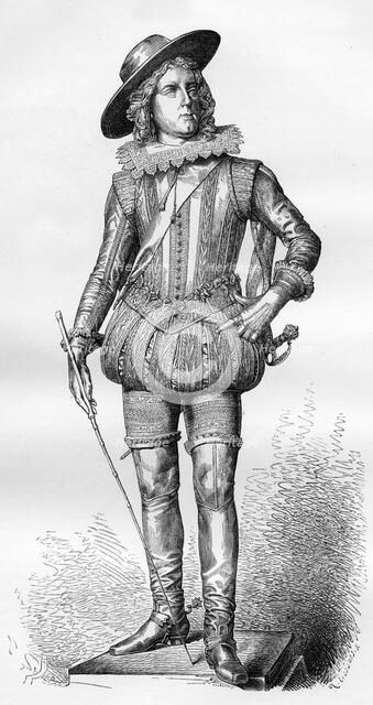 Statue of Louis XIII of France, by Francois Rude, 19th century (1882-1884).Artist: Sellier