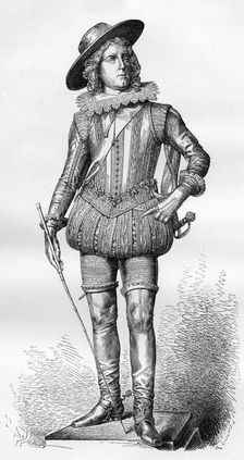 Statue of Louis XIII of France, by Francois Rude, 19th century (1882-1884).Artist: Sellier