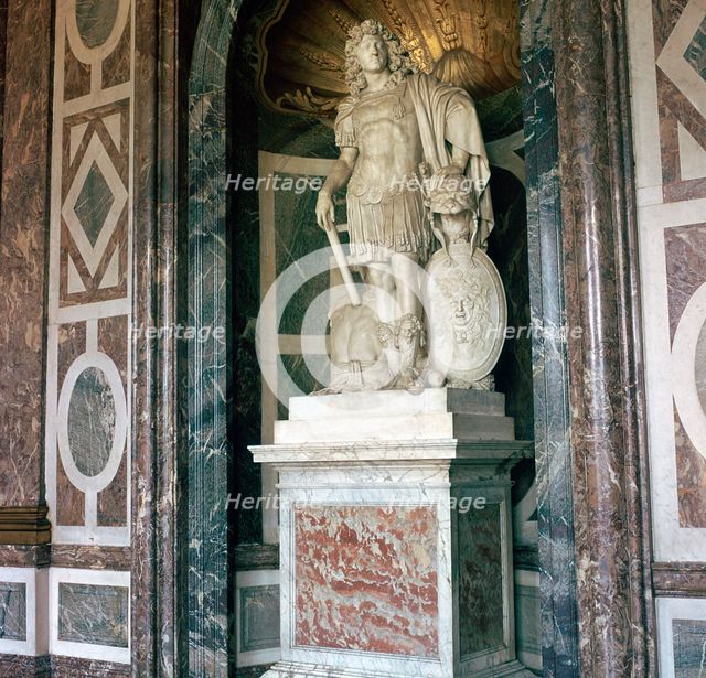 Statue of Louis XIV as a Roman Emperor, 17th century. Artist: Unknown