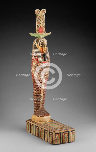 Statue of Ptah-Sokar-Osiris, Egypt, Ptolemaic Period (332-30 BCE). Creator: Unknown.