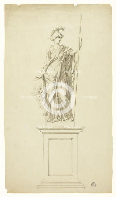 Statue of Pallas Athene, n.d. Creator: Jan van Nost.