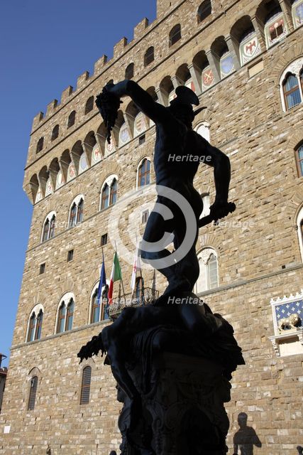 Statue of Perseus, Signoria Square, Florence, Italy. Creator: Samuel Magal.
