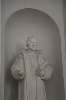 Statue of Philipp Melanchthon, Lutheran Cathedral, Helsinki, Finland, 2011. Creator: Sheldon Marshall