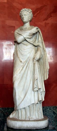Statue of Polyhymnia, Muse of Sacred Song, Oratory, and Singing