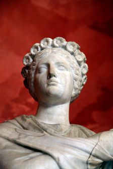 Statue of Polyhymnia, Muse of Sacred Song, Oratory, and Singing