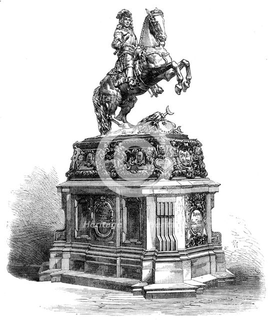 Statue of Prince Eugène at Vienna, 1865. Creator: Unknown.