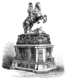 Statue of Prince Eugène at Vienna, 1865. Creator: Unknown