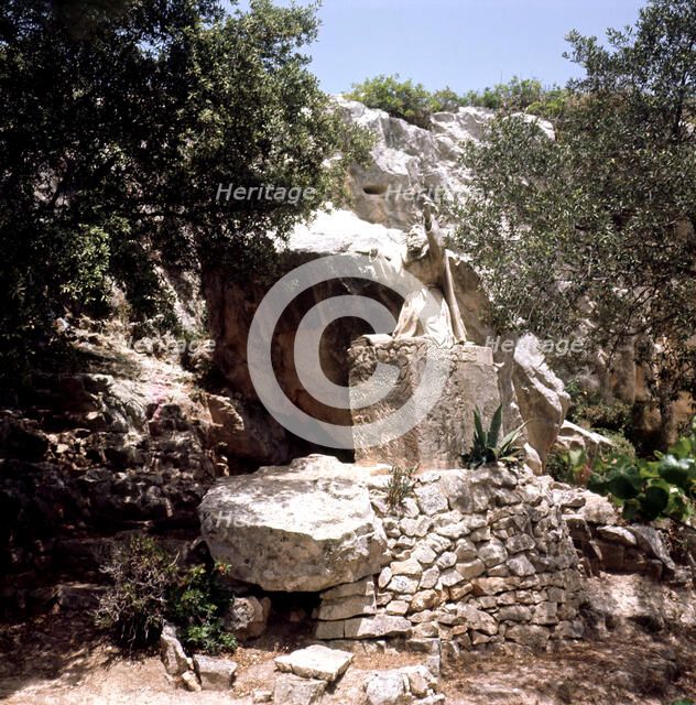 Statue of Ramon Llull (1235-1315) Majorcan theologian and philosopher, at the Shrine of Nuestra S…