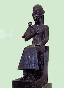 Statue of Ramses II, on basalt