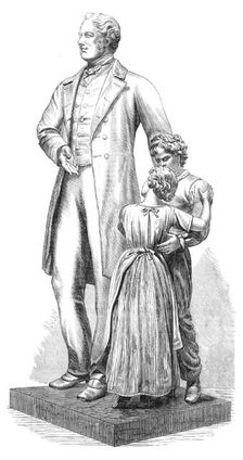 Statue of Richard Oastler at Bradford, 1869. Creator: Unknown