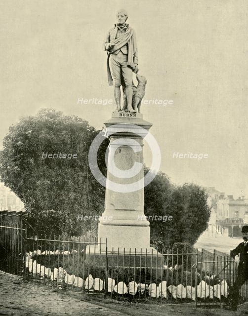 'Statue of Robert Burns, Ballarat', 1901. Creator: Unknown.
