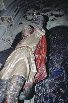 Statue of St George from a basilica in Montserrat, Spain. Artist: Nick Board