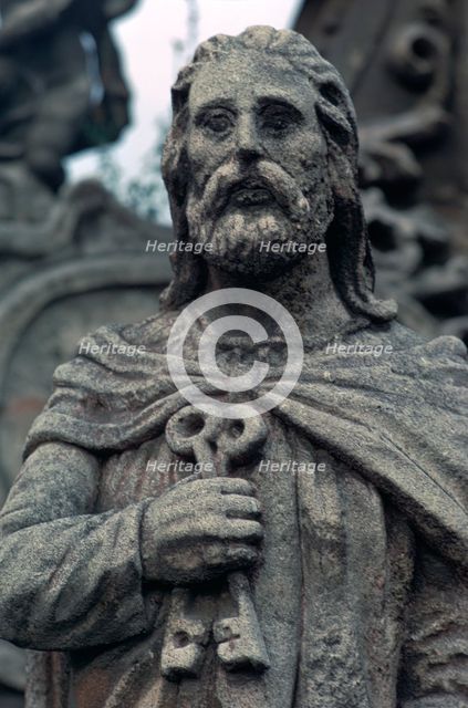 Statue of St Peter. Artist: Unknown
