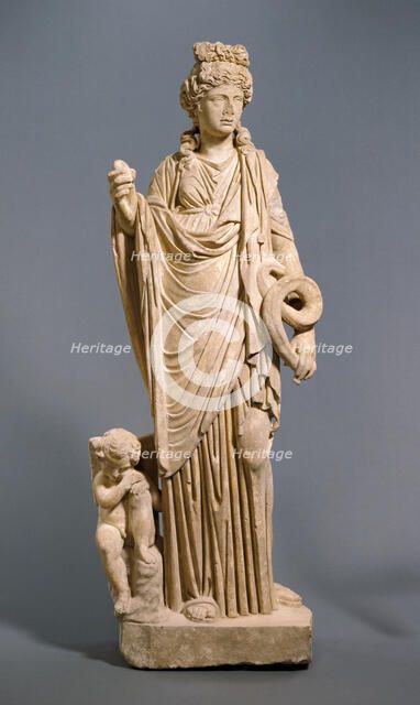 Statue of Salus, A.D. 200-250. Creator: Unknown.
