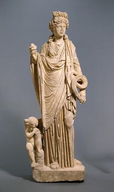 Statue of Salus, A.D. 200-250. Creator: Unknown