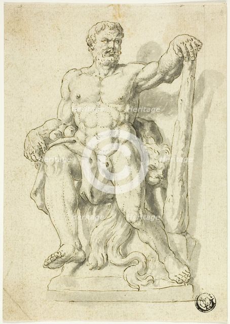 Statue of Seated Hercules, n.d. Creator: Unknown.