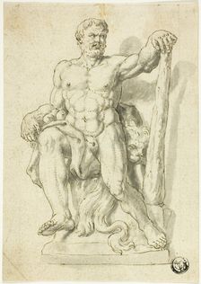 Statue of Seated Hercules, n.d. Creator: Unknown