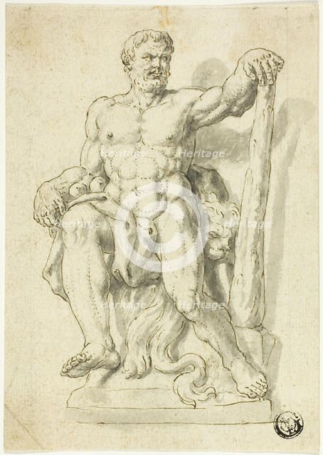 Statue of Seated Hercules, n.d. Creator: Unknown.