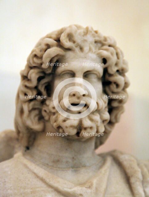 Statue of Serapis, Greco- Egyptian God of the Underworld. Artist: Unknown