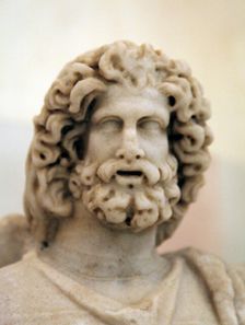 Statue of Serapis, Greco- Egyptian God of the Underworld
