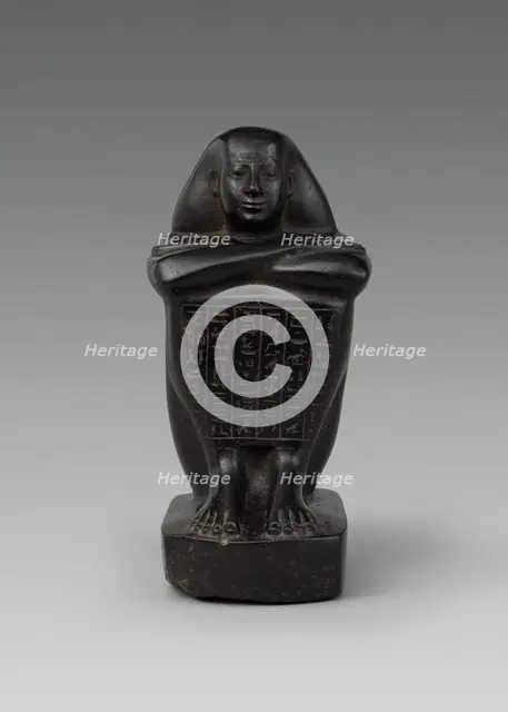 Statue of Shebenhor, Egypt, Late Period, Dynasty 26 (664-525 BCE). Creator: Unknown.