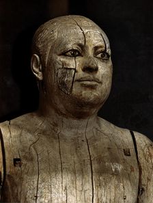 Statue of Sheikh el-Balad representing Ka-aper, Saqqara Necropolis, 5th dynasty. Creator: Unknown