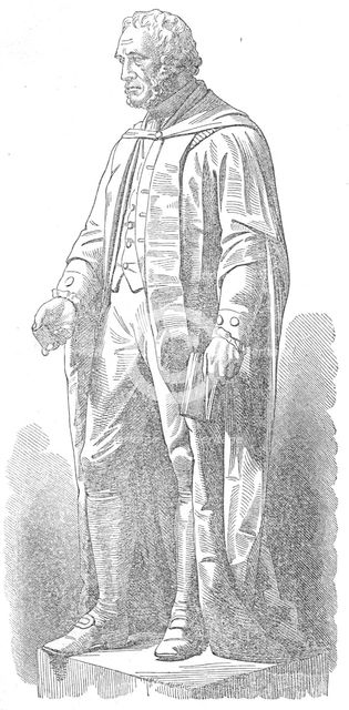 Statue of Sir David Brewster, Edinburgh University, 1871. Creator: Unknown.