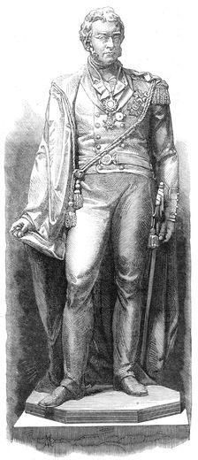 Statue of Sir James M'Grigor...late Director-General, Army Medical Department, by M. Noble..., 1865. Creator: Unknown