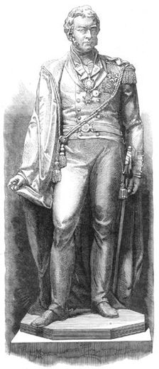 Statue of Sir James M'Grigor...late Director-General, Army Medical Department, by M. Noble..., 1865. Creator: Unknown