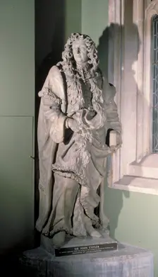 Statue of Sir John Cutler, English merchant, philanthropist and politician, 17th century. Artist: Artus Quellinus I