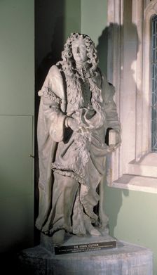 Statue of Sir John Cutler, English merchant, philanthropist and politician, 17th century. Artist: Artus Quellinus I