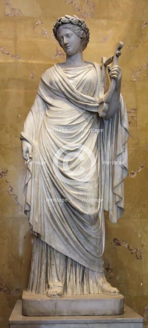Statue of Terpsichore, Muse of Dances. Artist: Unknown
