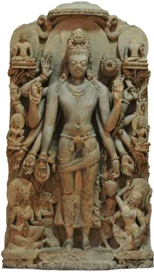 Statue of the twelve-armed Avalokiteshvara, 8th century. Creator: Tibetan Culture