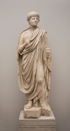 Statue of the Young Nero Wearing a Toga, c50 CE. Creator: Unknown