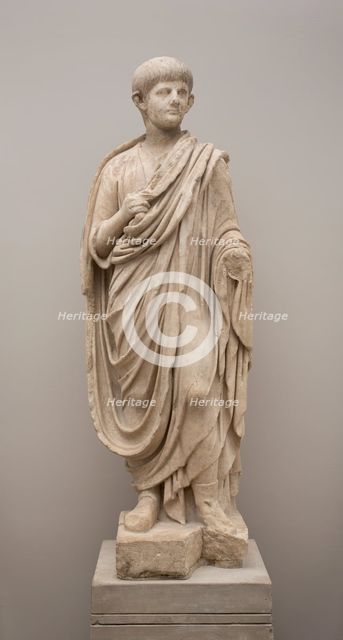 Statue of the Young Nero Wearing a Toga, c50 CE. Creator: Unknown.