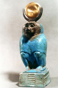 Statue of the Ancient Egyptian god Thoth in baboon form