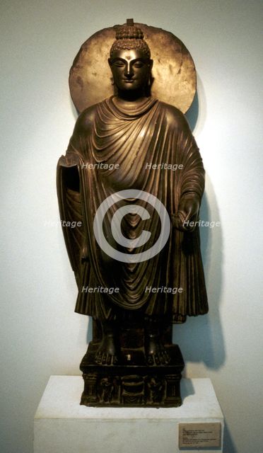 Statue of the Buddha, from Garvara, India, 2nd century. Artist: Unknown