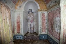 Statue of the Christ, Capuchos Convent, Sintra, Portugal, 2009. Creator: Samuel Magal