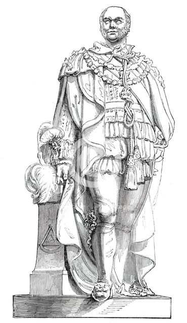 Statue of the Duke of Sussex, by Baily, 1844. Creator: Unknown.