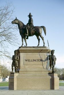Statue of the Duke of Wellington, Hyde Park Corner, London, c1980-c2017. Artist: Historic England Staff Photographer