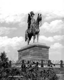Statue of the Duke of Wellington, Round Hill, Aldershot, Hampshire, c1870-c1900. Artist: York & Son