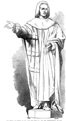 Statue of the Earl of Chatham, in St. Stephen's Hall. MacDowell, sculptor, 1857. Creator: Unknown