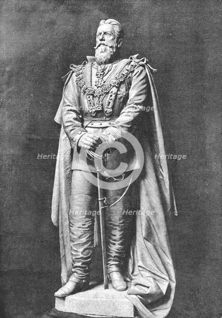 ''Statue of the Emperor Frederick of Germany, in St. Georges Chapel, Windsor', 1890. Creator: Unknown.