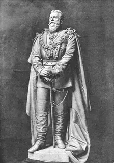 'Statue of the Emperor Frederick of Germany, in St. Georges Chapel, Windsor 1890. Creator: Unknown