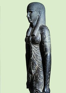 Statue of the goddess Isis, mother of Egyptian mythology